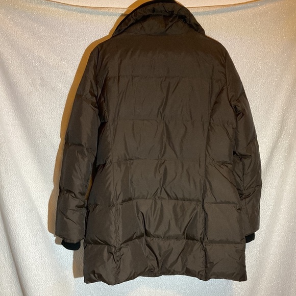 Michael Kors Women’s Puffer Medium Quilted Down Fill Brown Snap Zip Up High Neck - Picture 4 of 10